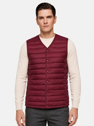 ALLTHEMEN Vest 'Stichlinie' in Red