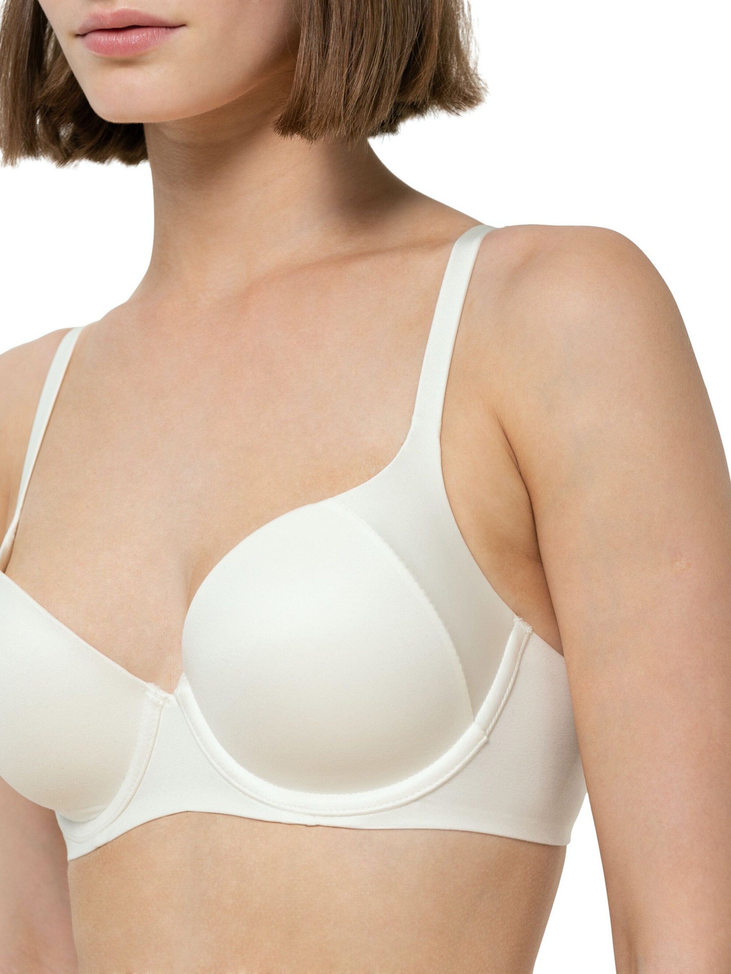 TRIUMPH T-Shirt Bügel-BH ' Body Make-up Soft Touch ' in Gelb