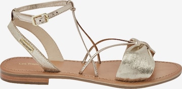 Les Tropéziennes Sandale in Gold: Vorderseite
