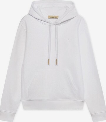 Sweat-shirt Trussardi en blanc : devant