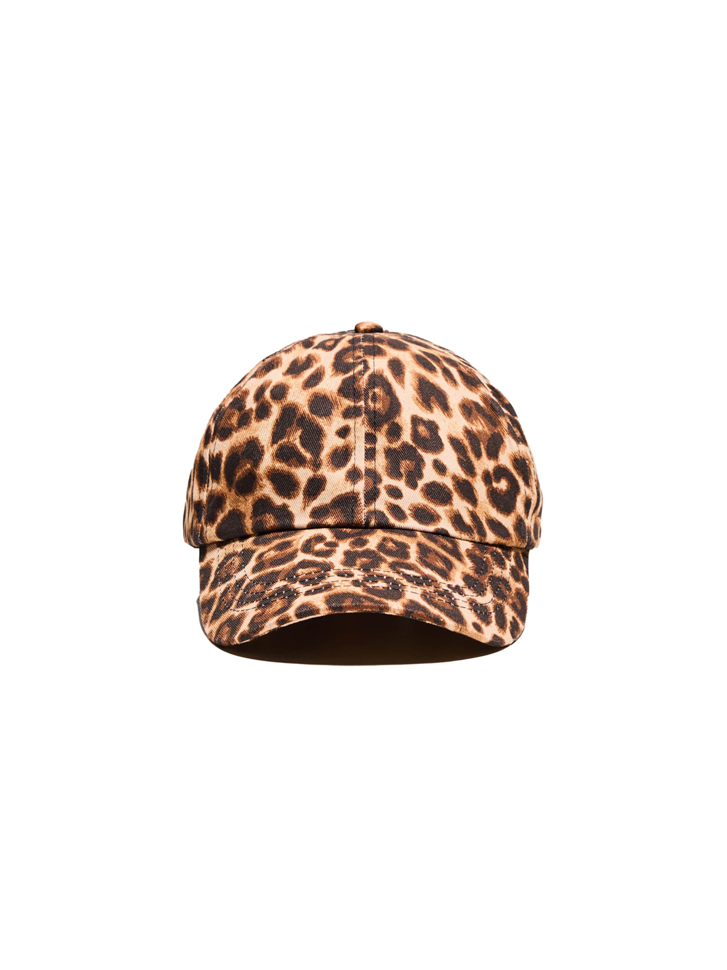 Cappello da baseball di Bershka in marrone: frontale