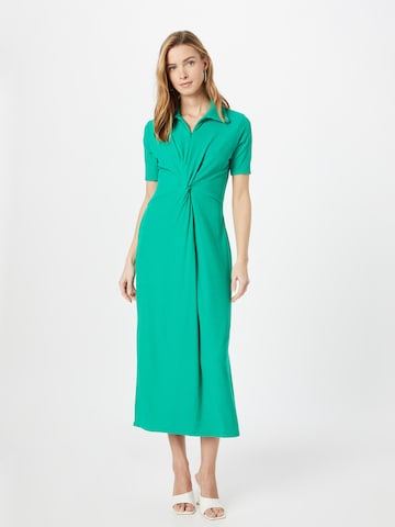Warehouse Kleit, värv roheline: eest vaates