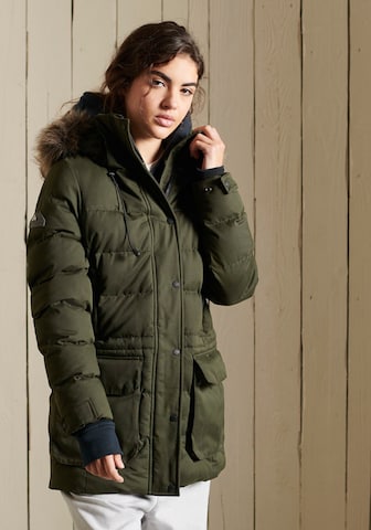 Parka d’hiver Superdry en vert