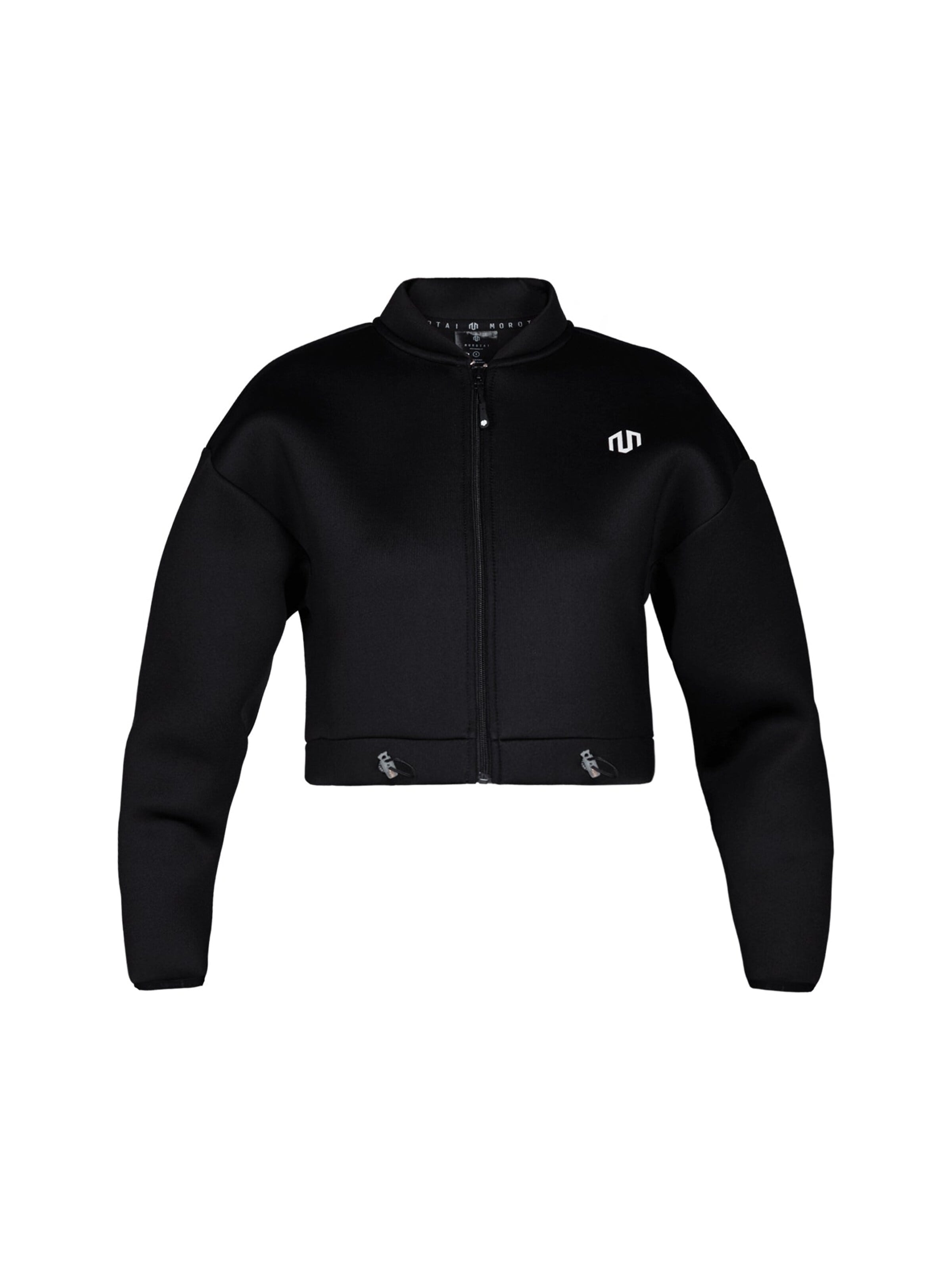 MOROTAI Sportovní bunda 'ZENJA JACKET' – černá: přední strana