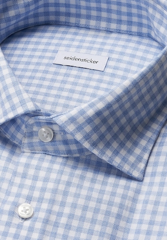 Coupe regular Chemise SEIDENSTICKER en bleu