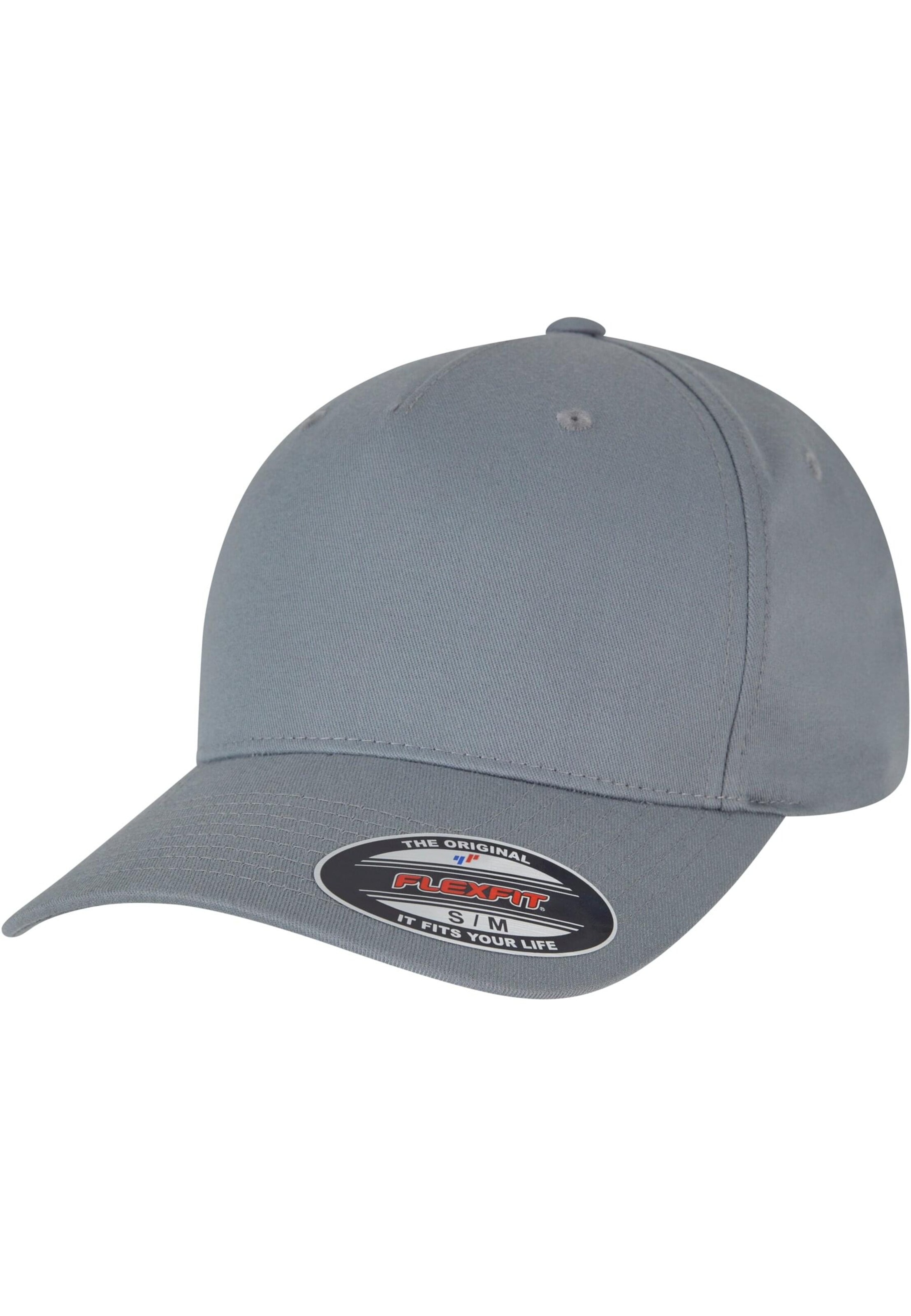 Flexfit Cap '5 Panel' in Grey: front