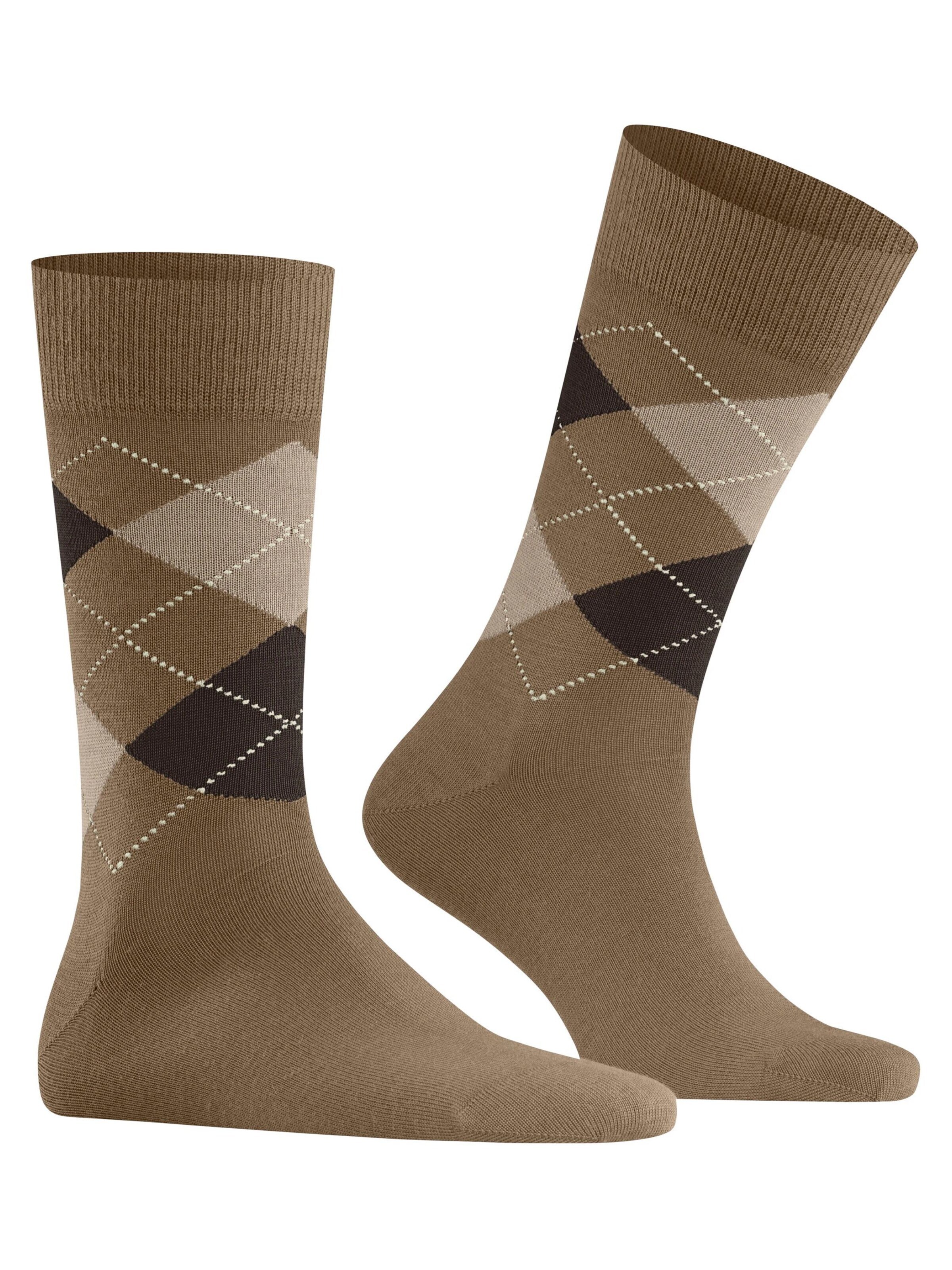BURLINGTON Socks 'Edinburgh' in Brown