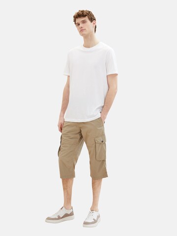 TOM TAILOR Regular Shorts in Braun