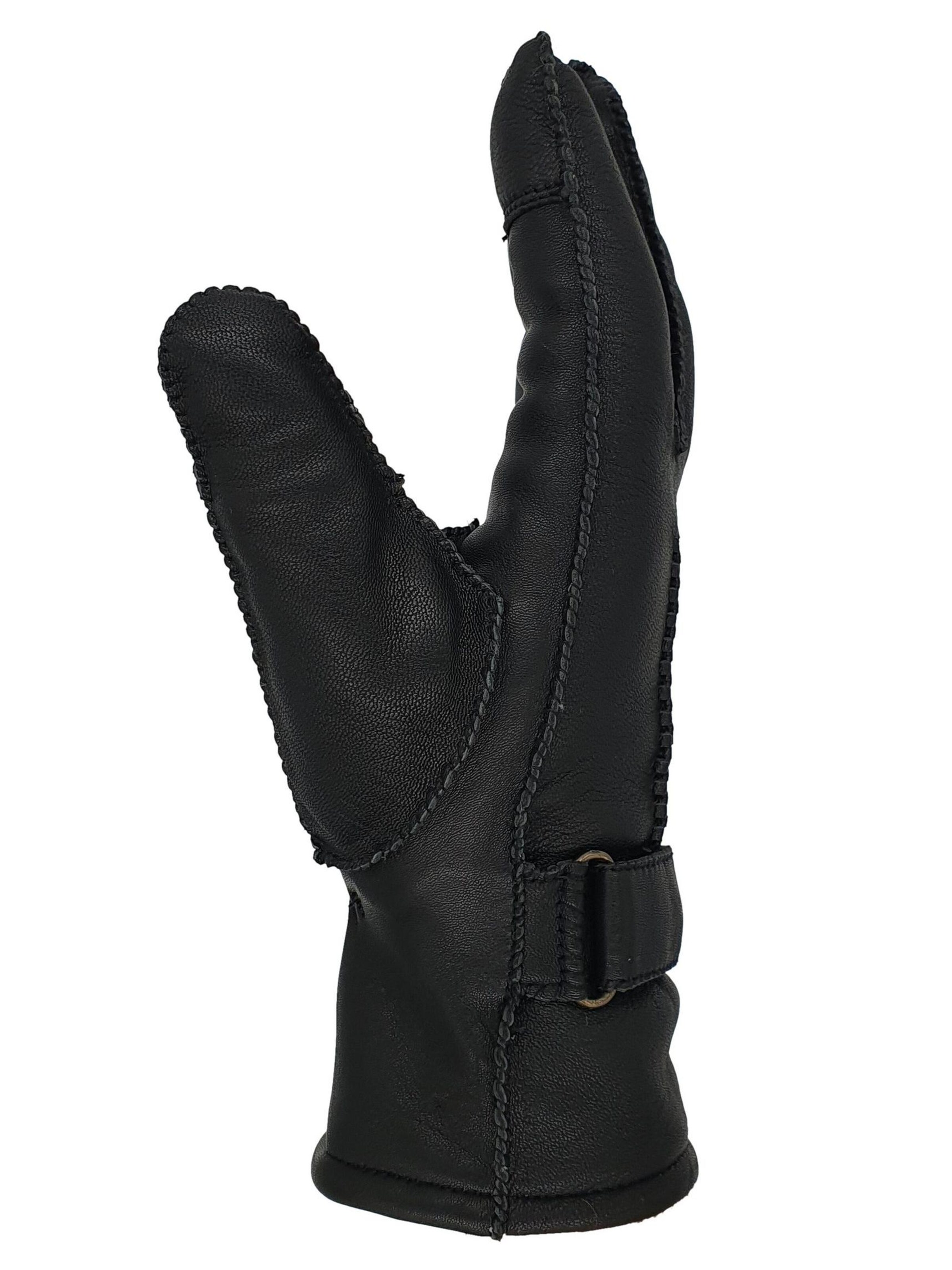 Glow Hamburg Full Finger Gloves 'FW01-01XX-1' in Black