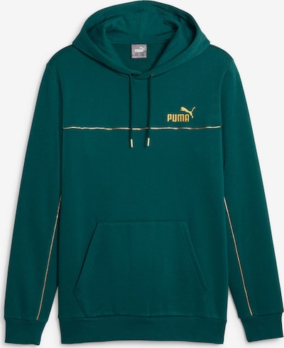 PUMA Sportsweatshirt 'ESS+ Minimal Gold' in de kleur Goud / Smaragd, Productweergave