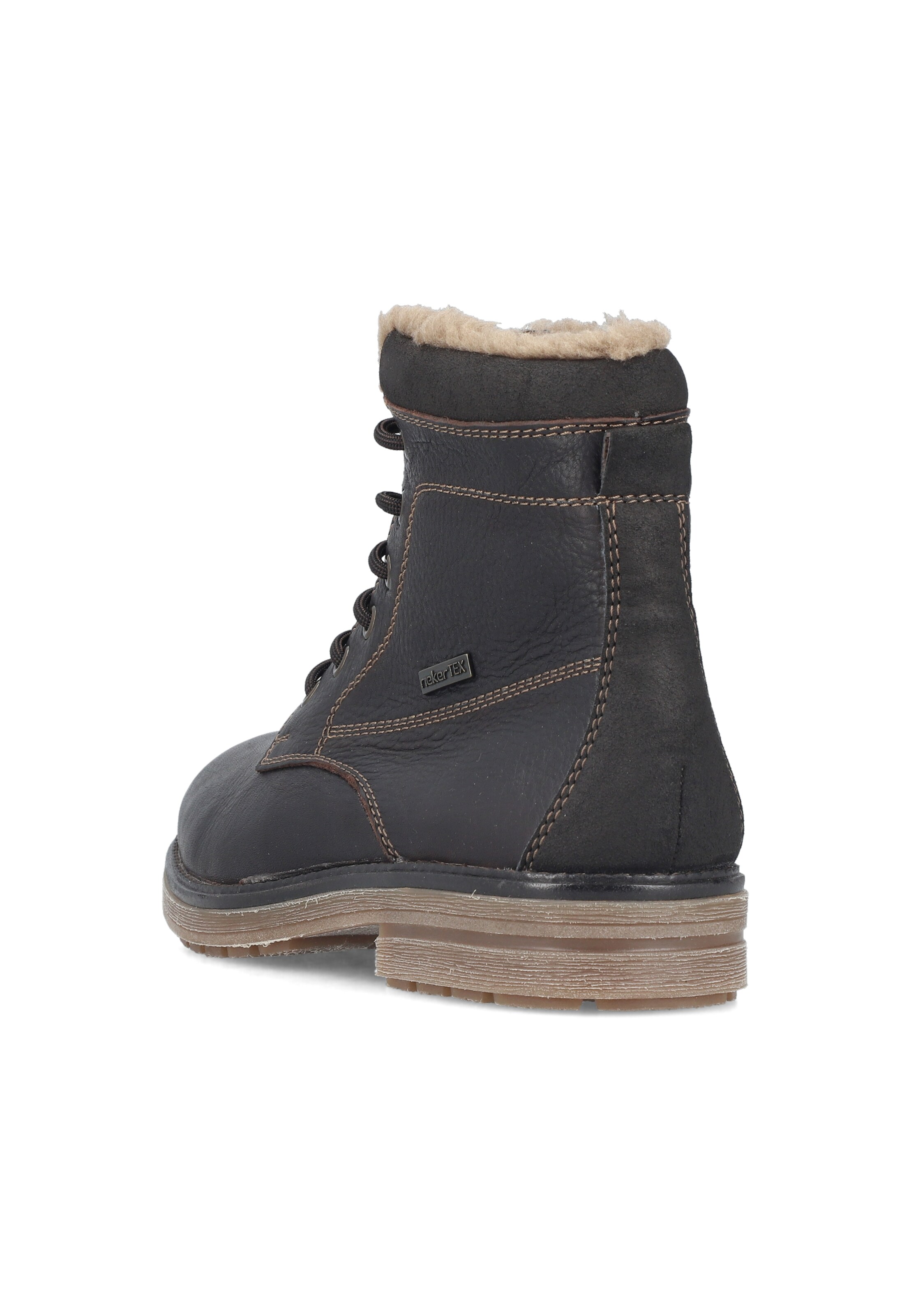 Bottes à lacets Rieker en marron