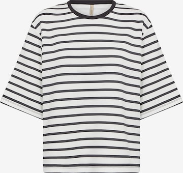 T-shirt Soyaconcept en blanc : devant