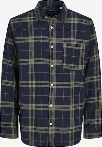 JACK & JONES Button Up Shirt in Blue: front