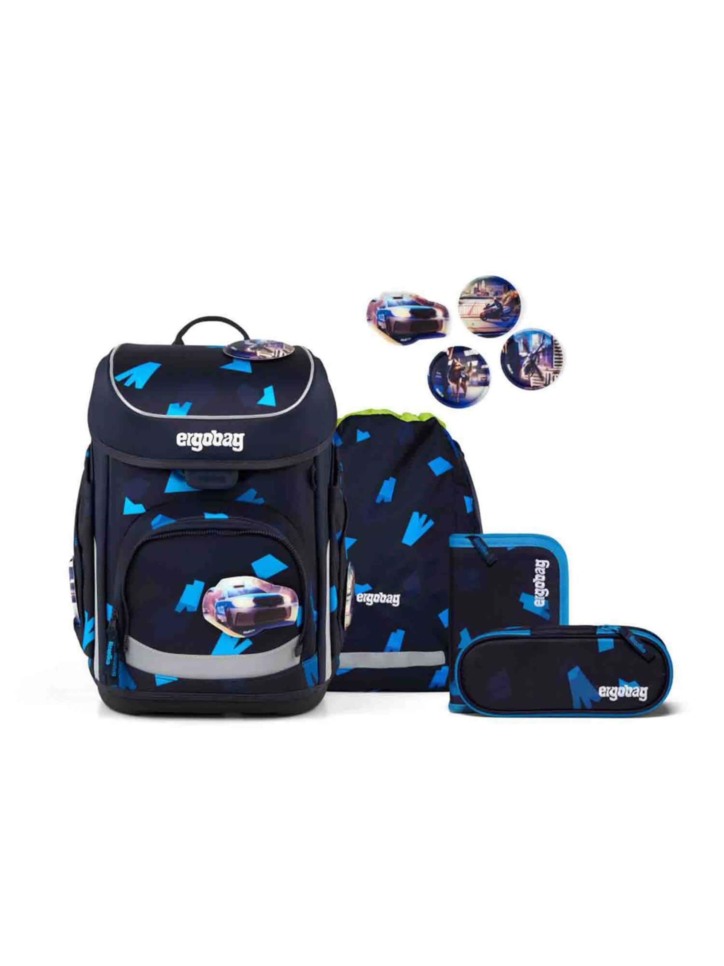 ergobag Backpack 'Set 5tlg. 2026' in Blue: front