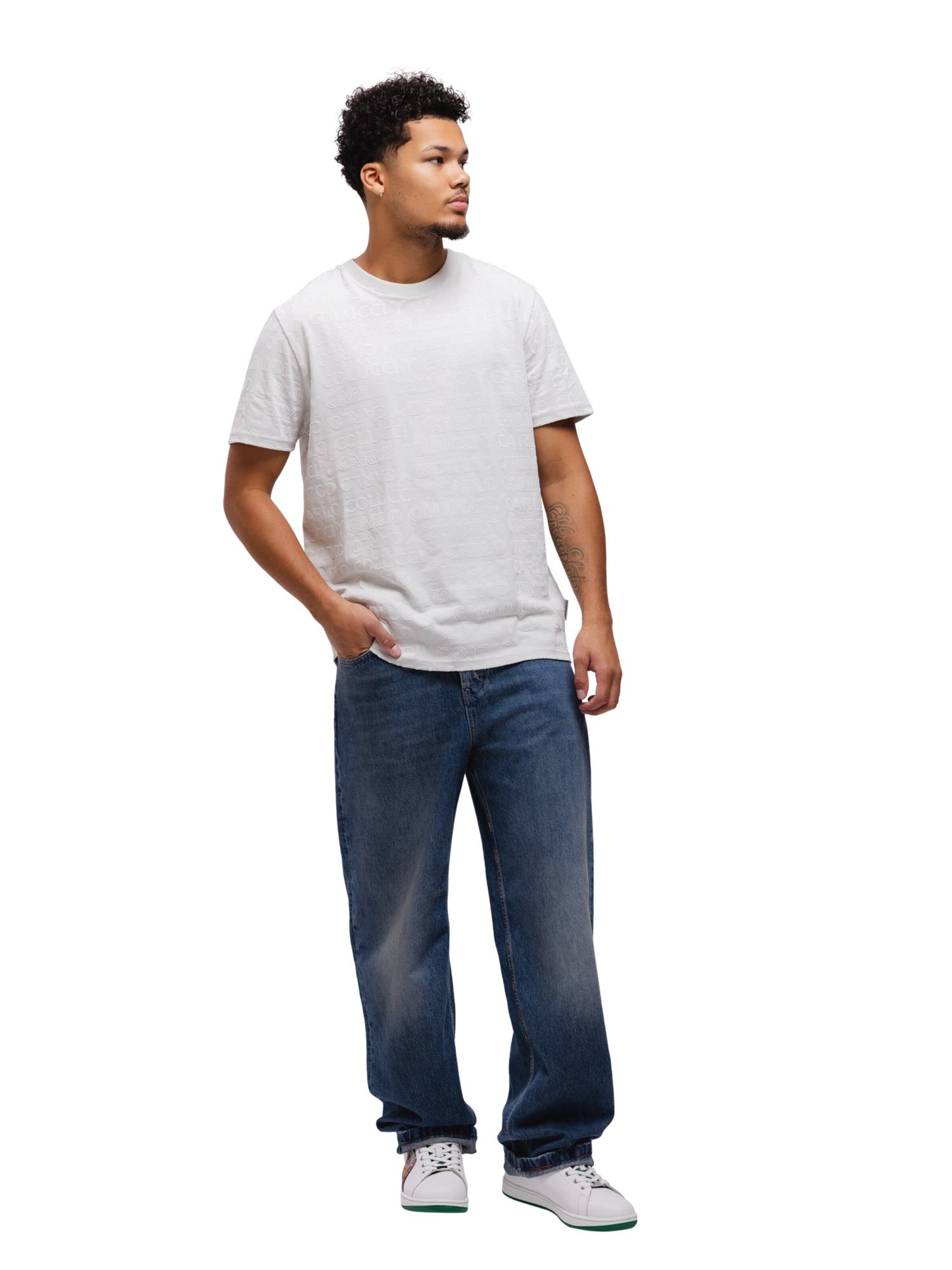 Carlo Colucci Loosefit Jeans 'BRONX' in Blauw