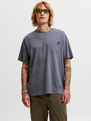 JACK & JONES Shirt 'JJEDover' in Grijs: voorkant