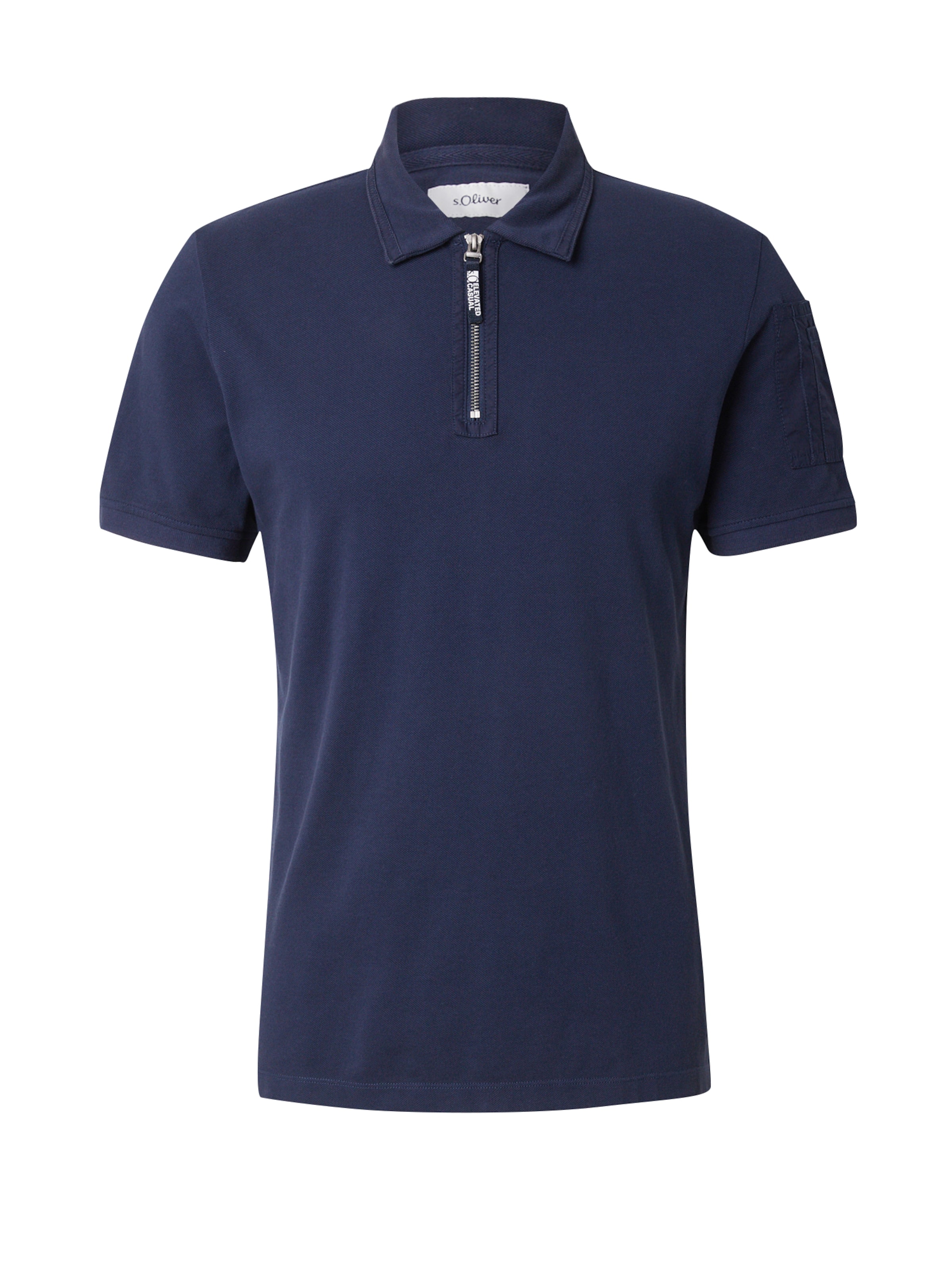 s.Oliver Shirt in Blauw: voorkant