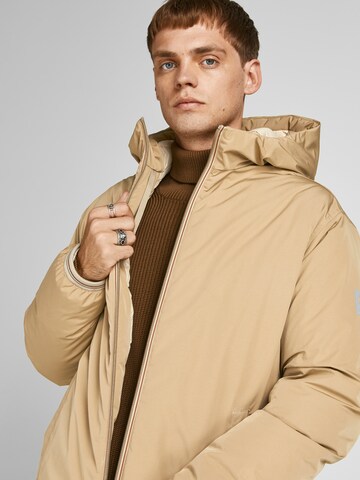 JACK & JONES Between-Season Jacket 'Blukane' in Brown