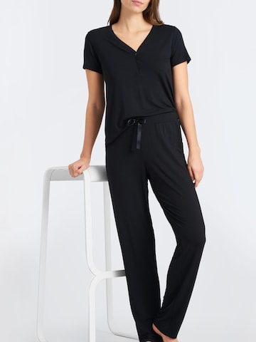 SCHIESSER Pyjamabroek in Zwart