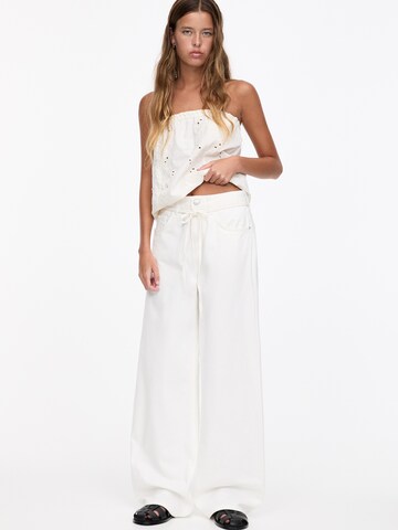 Wide leg Jeans di Pull&Bear in beige