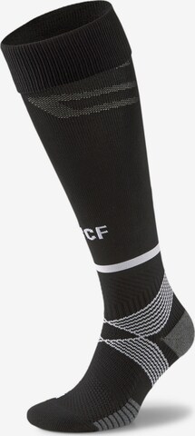 PUMA Athletic Socks 'Valencia CF Replica' in Black: front