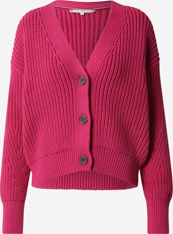 Cardigan TOMMY HILFIGER en rose : devant