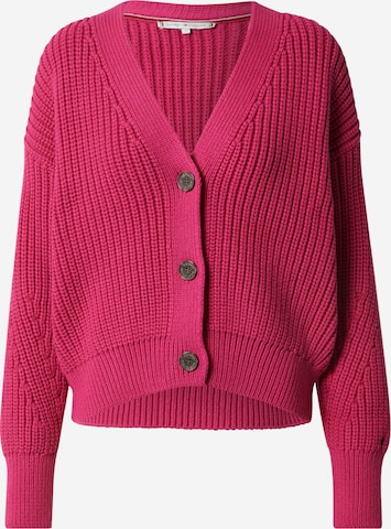 Cardigan TOMMY HILFIGER en rose : devant