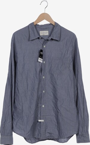 DENIM & SUPPLY Ralph Lauren Button Up Shirt in XXL in Blue: front