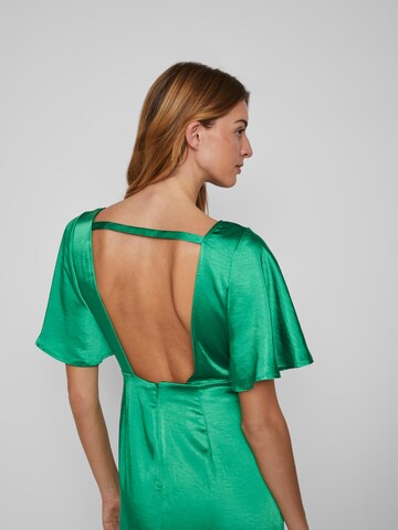 VILA Večerna obleka 'Sateeny' | zelena barva