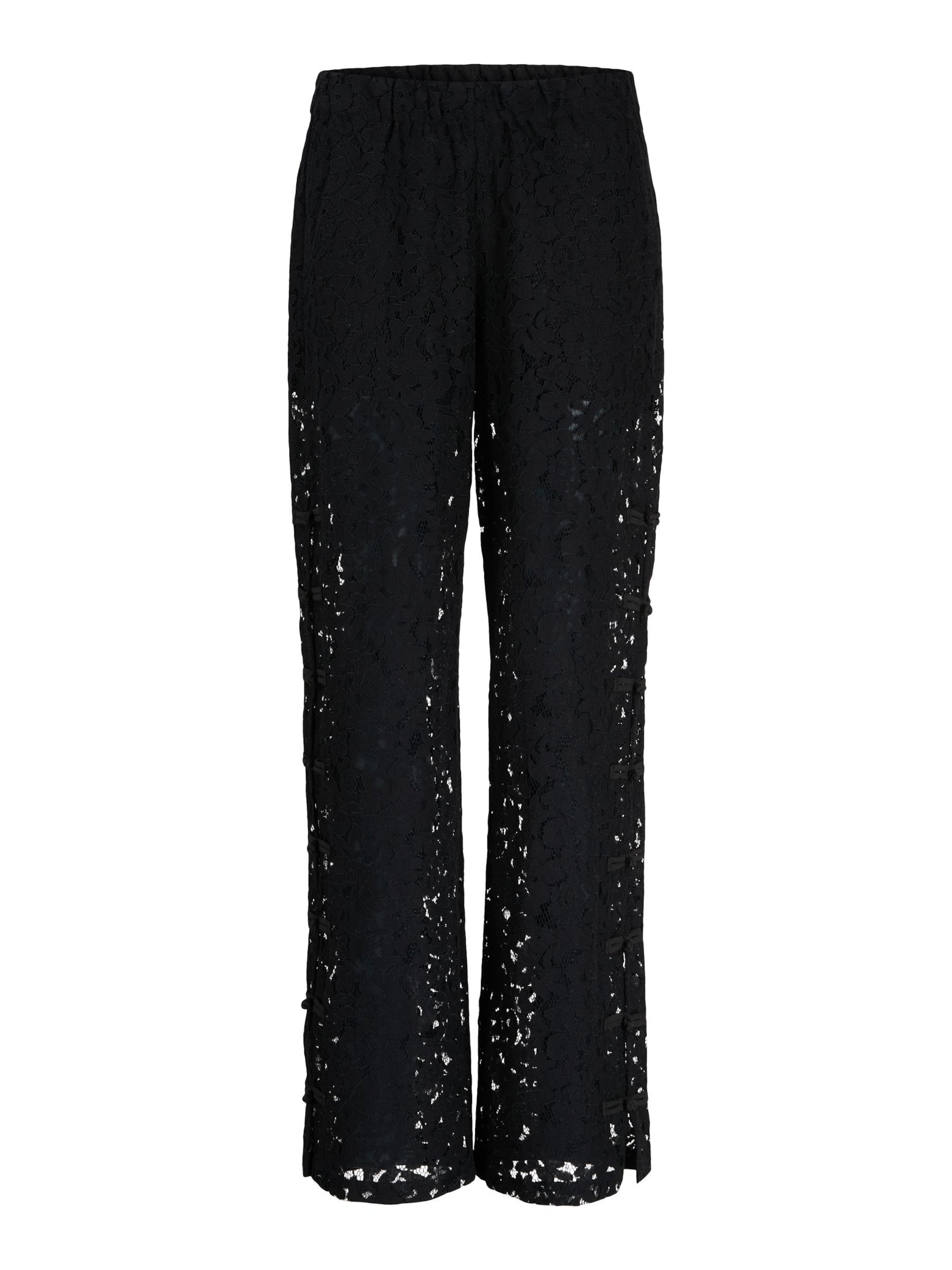 Barrel Pantalon 'IRIS ' JJXX en noir : devant