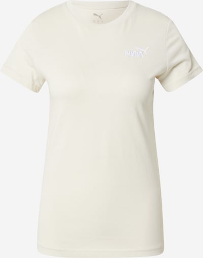 Sportiniai marškinėliai 'ESS Small No. 1' iš PUMA, spalva – balta / natūrali balta, Prekių apžvalga