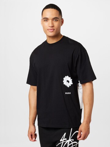 HUGO Shirt 'Diore' in Black: front