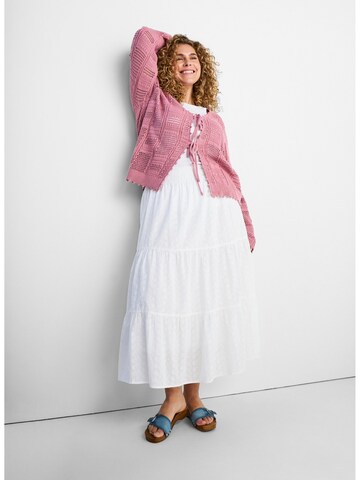 Zizzi Плетена жилетка 'MViola' в червено