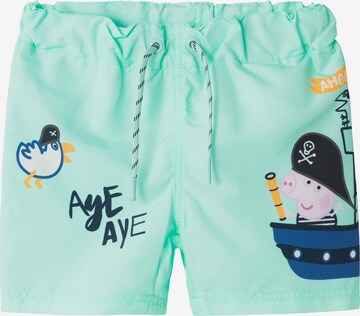 Shorts de bain 'MOISE' NAME IT en vert : devant