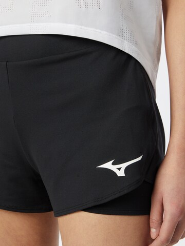 MIZUNO Slimfit Sportbroek 'Flex' in Zwart