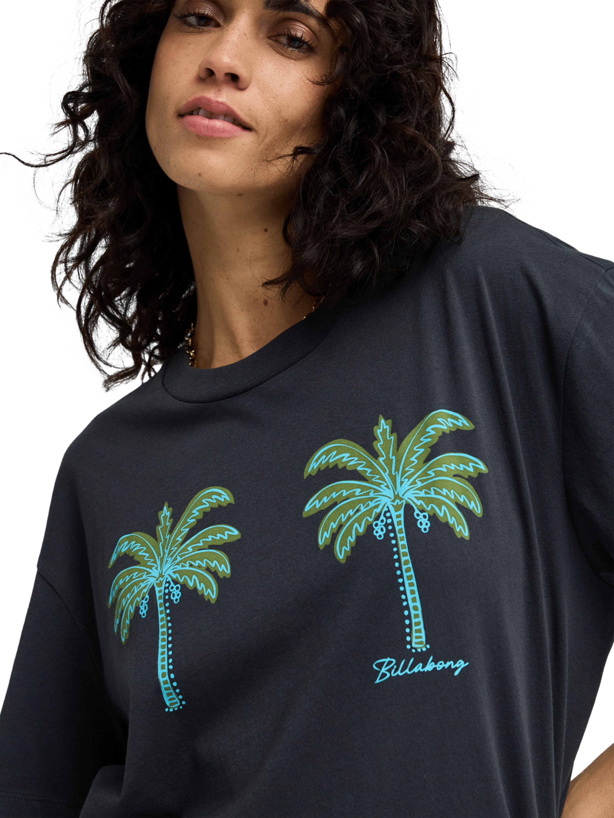 BILLABONG T-Shirt 'Vacation Club' in Schwarz
