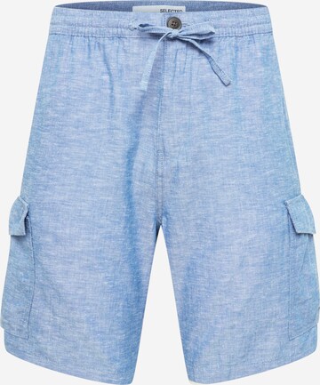 SELECTED HOMME Kalhoty 'BERLIN' – modrá: přední strana