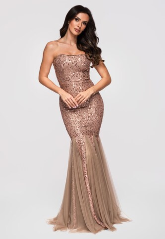Robe de soirée Ombre en or
