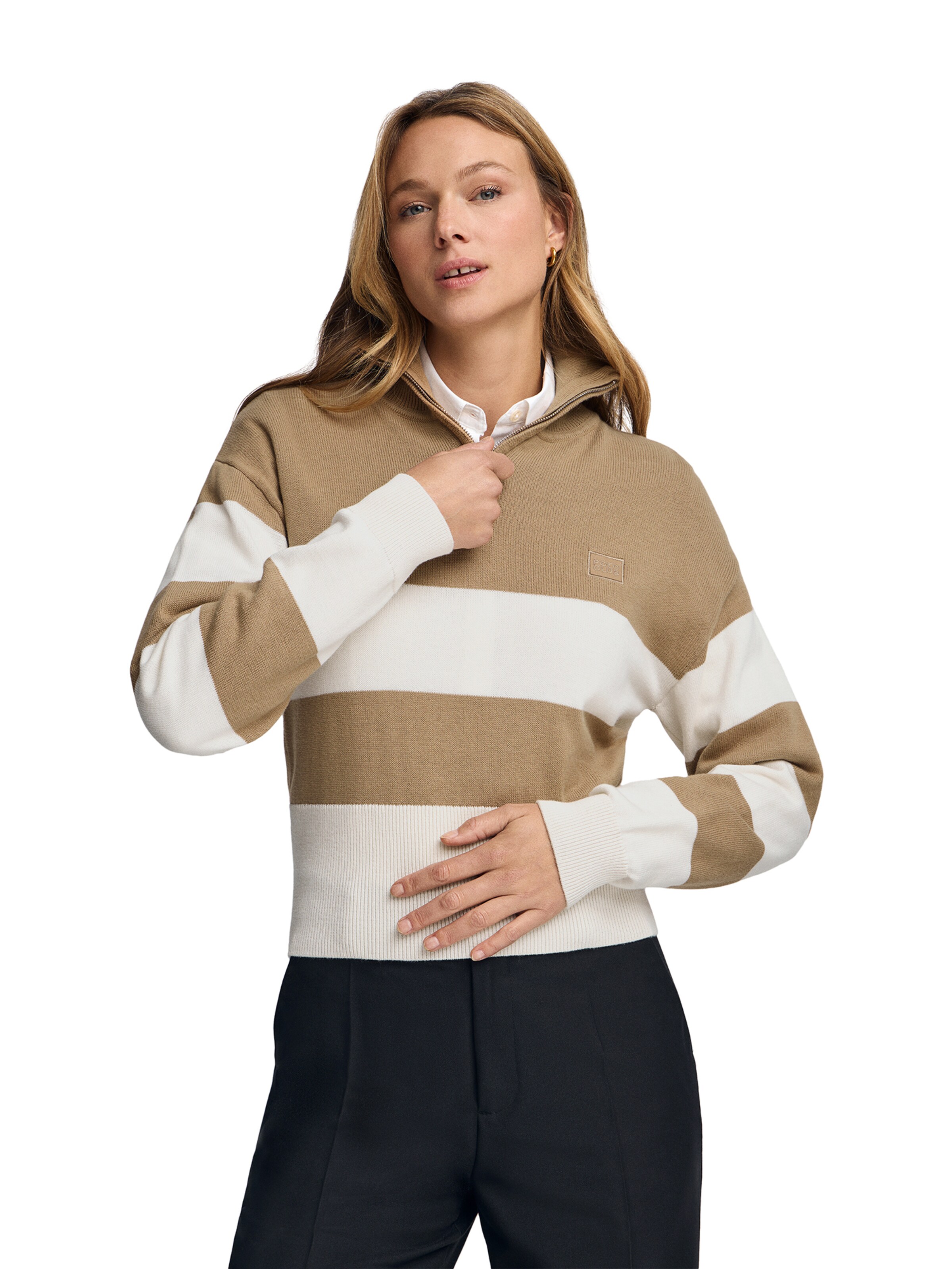 Polo Club Sweater in Brown: front