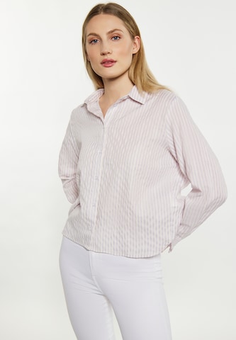 DreiMaster Maritim Blouse in Lila: voorkant