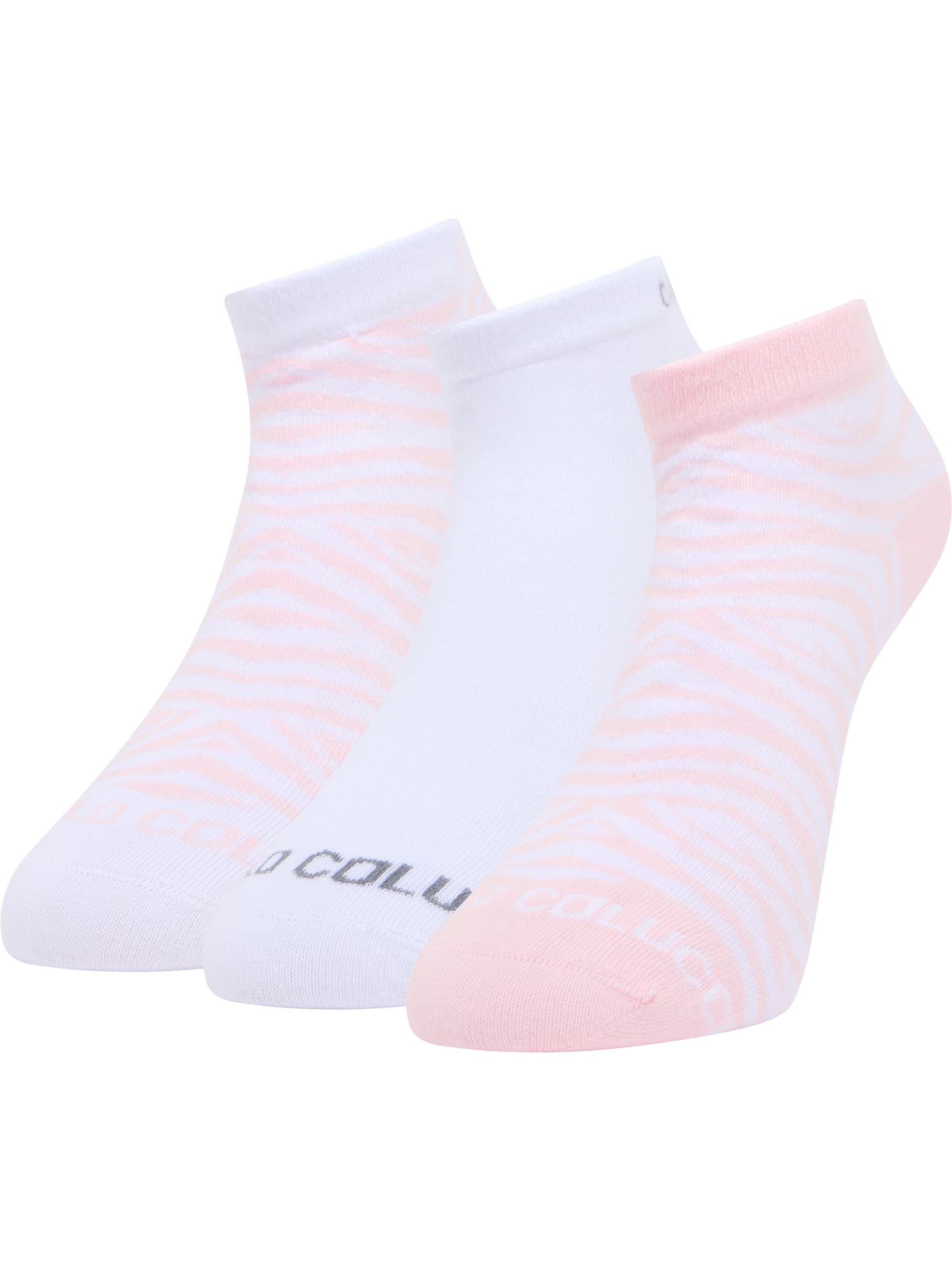 Carlo Colucci Sokken 'Eller' in Roze: voorkant