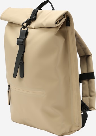 RAINS Backpack in Beige: front