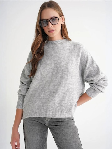 MixRay Pullover in Grau: Vorderseite