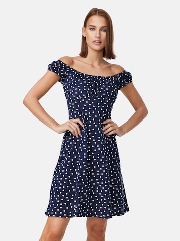 Orsay Summer Dress in Blue: front