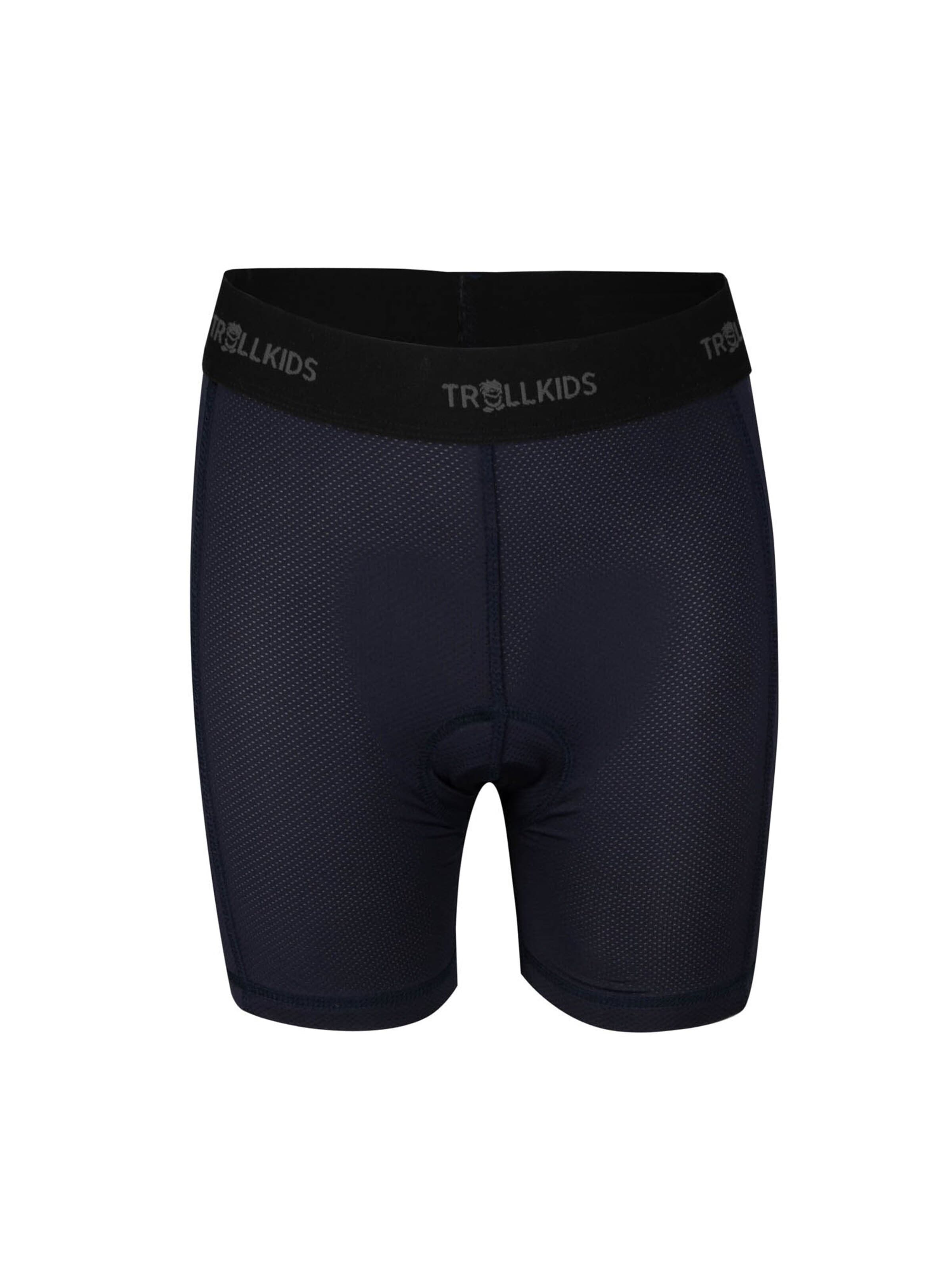 TROLLKIDS Regular Workout Pants in Black: front