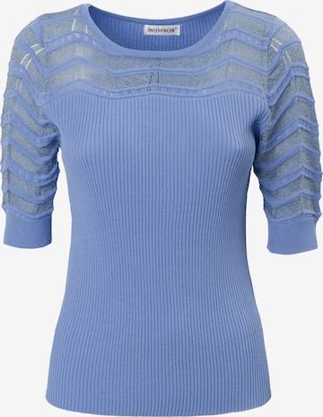 Influencer Sveter - Modrá: predná strana