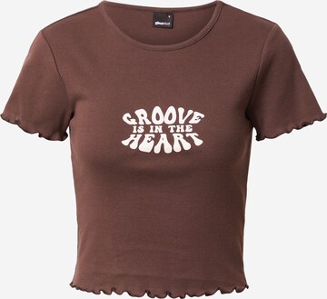 Gina Tricot Shirt 'Sandy' in Braun: predná strana