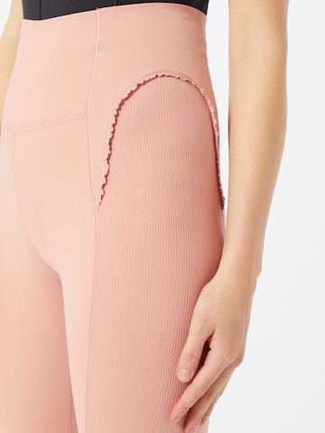 NIKE Skinny Sportbroek 'Yoga' in Roze