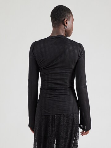 Maglietta 'Helen' di WEEKDAY in nero