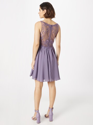 Robe de cocktail Laona en violet